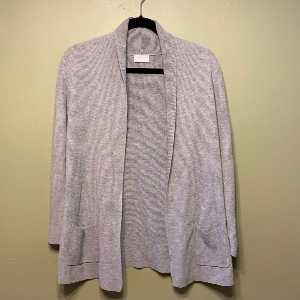 Jillian Nicole small Gray open front cartigan